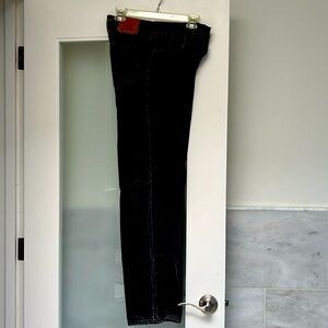 Levi’s 501 men’s straight Leg Shrink To Fit Button Fly Black Jeans 33/34